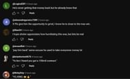 Fans react to the clip of Felix discussing his conversation with ItsSliker (Image via YouTube/xQc Clips)